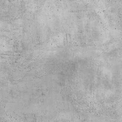 vidaXL Szafa, betonowa szarość, 90x52x200 cm, materiał drewnopochodny