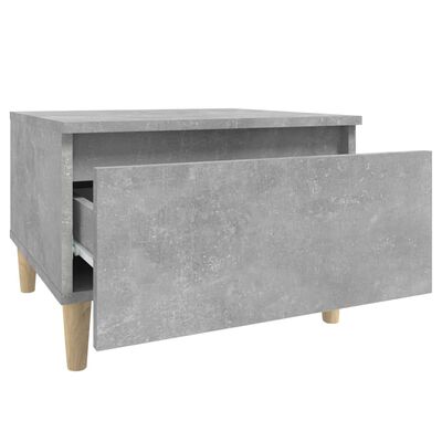 vidaXL Stolik boczny, szarość betonu, 50x46x35 cm
