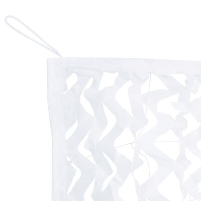 vidaXL Siatka maskująca z torbą do przechowywania, 833x609 cm, biała