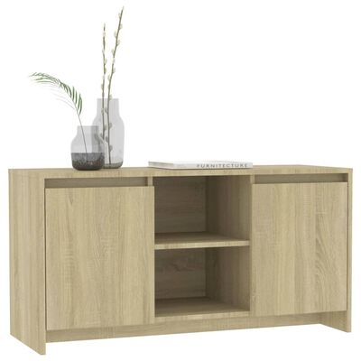 vidaXL Szafka pod TV, dąb sonoma, 102x37,5x52,5 cm