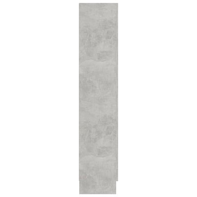 vidaXL Witryna, szarość betonu, 82,5 x 30,5 x 150 cm, płyta wiórowa
