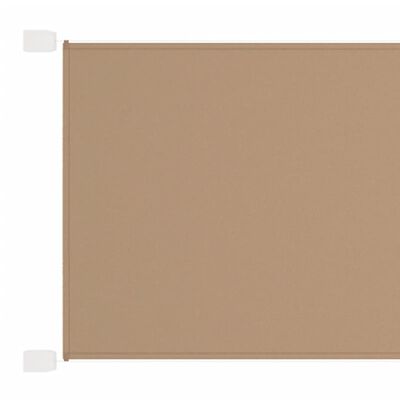 vidaXL Markiza pionowa, kolor taupe, 100x420 cm, tkanina Oxford
