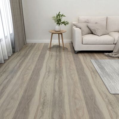 vidaXL Samoprzylepne panele podłogowe, 55 szt., PVC, 5,11 m², taupe