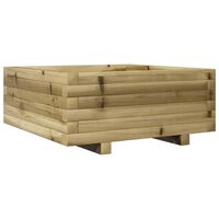 vidaXL Donica ogrodowa, 60x60x26,5 cm, impregnowane drewno sosnowe
