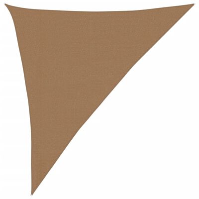 vidaXL Żagiel przeciwsłoneczny, 160 g/m², kolor taupe, 3x4x5 m, HDPE