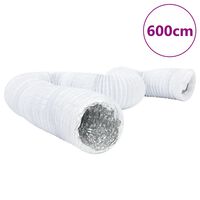 vidaXL Przewód wentylacyjny, aluminium i PVC, 6 m, Ø10 cm