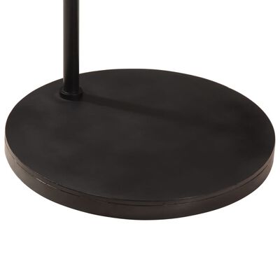 vidaXL Lampa stojąca, 25 W, czarna, 150 cm, E27