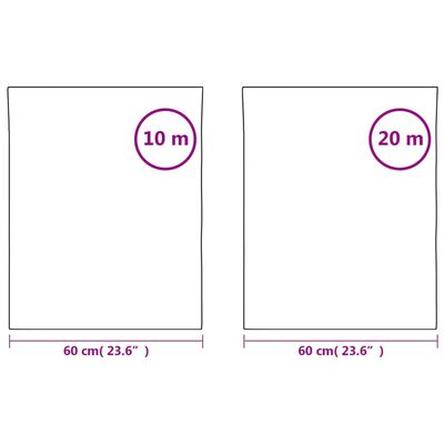 vidaXL Folia okienna, matowa, w paski, PVC