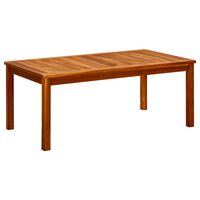 vidaXL Ogrodowy stolik kawowy, 110x60x45 cm, lite drewno akacjowe