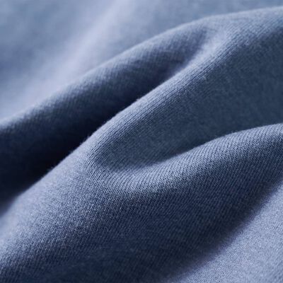 Bluza dziecięca z kapturem, niebieski melanż, 92