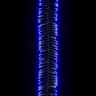 vidaXL Sznur lampek LED, 2000 niebieskich diod, 17 m, PVC