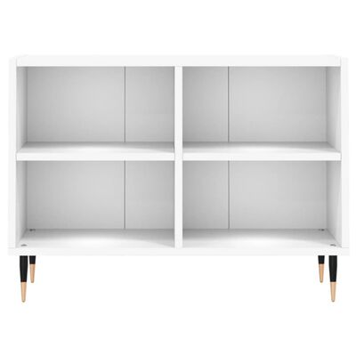 vidaXL Szafka pod TV, biała, 69,5x30x50 cm, materiał drewnopochodny