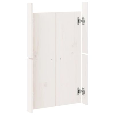 vidaXL Drzwi szafki kuchennej na zewnątrz, 2 szt., białe, 50x9x82 cm