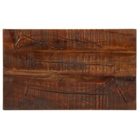vidaXL Blat stołu, 40x20x2,5 cm, prostokątny, lite drewno z odzysku