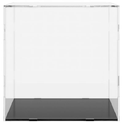 vidaXL Pudełko ekspozycyjne, przezroczyste, 30x30x30 cm, akrylowe