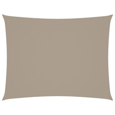 vidaXL Prostokątny żagiel ogrodowy, tkanina Oxford, 3x4,5 m, taupe