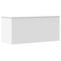 vidaXL Skrzynia, biała, 100x42x46 cm, materiał drewnopochodny