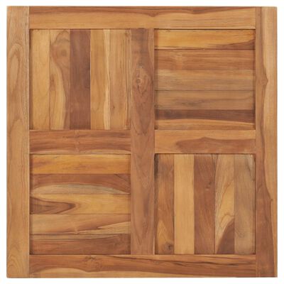 vidaXL Blat stołu, lite drewno tekowe, 70x70x2,5 cm