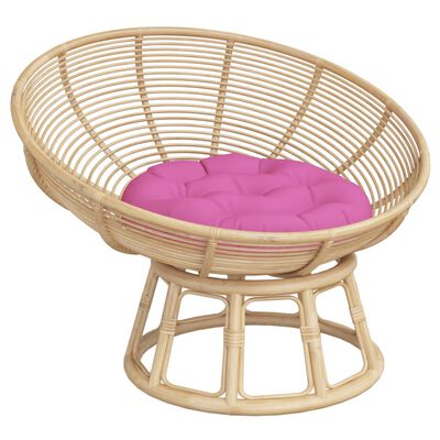 vidaXL Okrągła poduszka, różowa, Ø 60 x 11 cm, tkanina Oxford