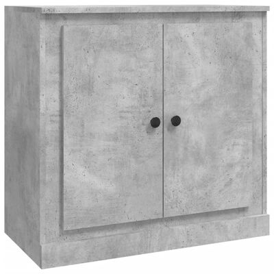 vidaXL Szafka, szarość betonu, 70x35,5x67,5cm, materiał drewnopochodny