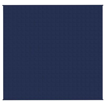 vidaXL Koc obciążeniowy, niebieski, 220x230 cm, 11 kg, tkanina
