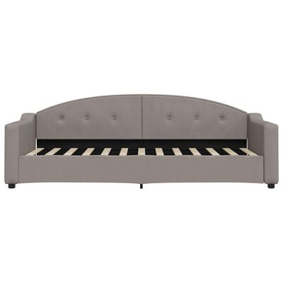 vidaXL Sofa z funkcją spania, kolor taupe, 80x200 cm, obite tkaniną