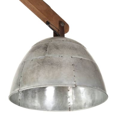 vidaXL Lampa sufitowa 25 W, srebro vintage, 29x18x85 cm, E27