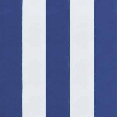 vidaXL Poduszka na paletę, niebiesko-białe paski, 50x40x12 cm, tkanina