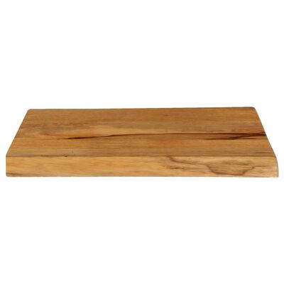 vidaXL Blat stołu, 70x40x3,8 cm, naturalna krawędź, lite drewno mango