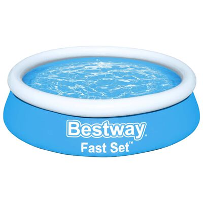 Bestway Nadmuchiwany basen Fast Set, okrągły, 183x51 cm, niebieski