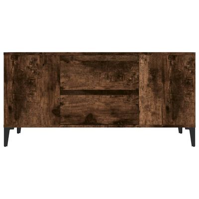 vidaXL Szafka pod TV, przydymiony dąb, 102x44,5x50 cm