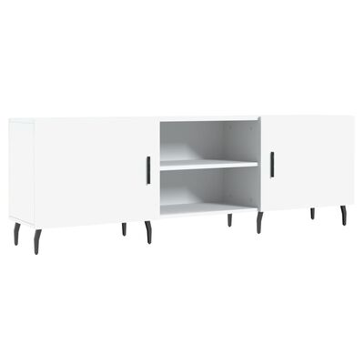 vidaXL Szafka pod TV, biała, 150x30x50 cm, materiał drewnopochodny