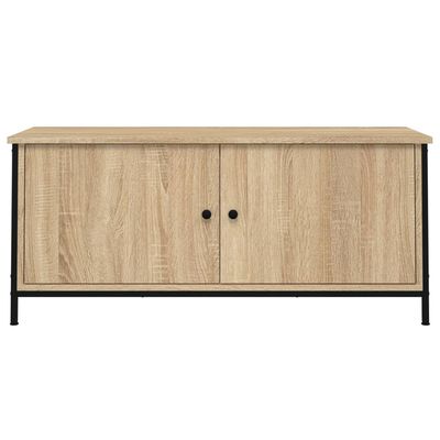 vidaXL Szafka pod TV, dąb sonoma, 102x35x45 cm materiał drewnopochodny