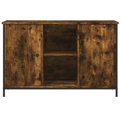 vidaXL Szafka pod TV, przydymiony dąb, 100x35x65 cm