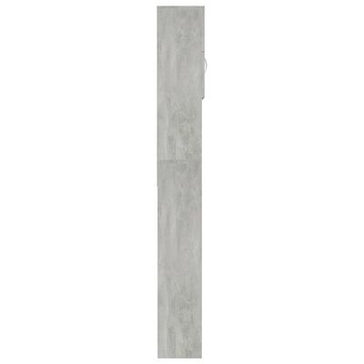 vidaXL Szafka na pralkę, betonowy szary, 64x25,5x190 cm