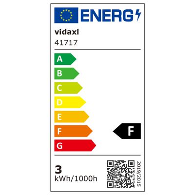 vidaXL Wpuszczane lampki schodowe LED, 6 sztuk, 44x111x56 mm