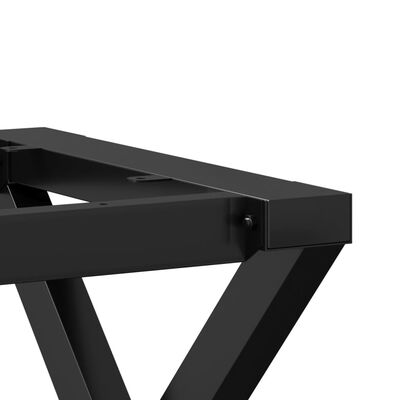 vidaXL Nogi do stołu, w kształcie litery X, 140x60x73 cm, żeliwo