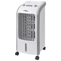 vidaXL Przenośny klimatyzer, 80 W, 4 L, 270 m³/h, 25x26x56 cm