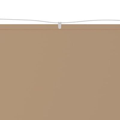 vidaXL Markiza pionowa, kolor taupe, 200x420 cm, tkanina Oxford