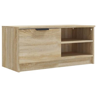 vidaXL Szafki pod TV, 2 szt., dąb sonoma, 80x35x36,5 cm