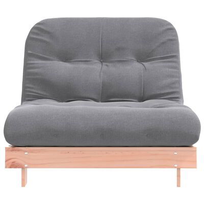 vidaXL Sofa rozkładana futon, z materacem, 100x206x11 cm, daglezjowa