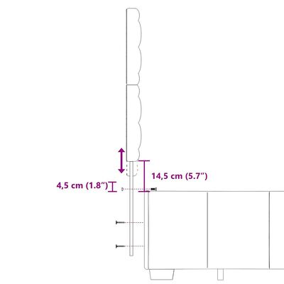 vidaXL Łóżko kontynentalne z materacem, jasnoszare, tkanina 200x200 cm