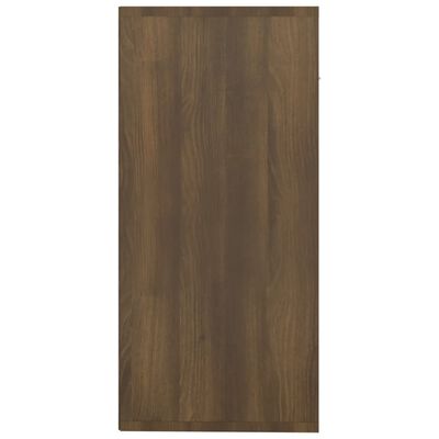 vidaXL Komoda, brązowy dąb, 88x30x65 cm, materiał drewnopochodny