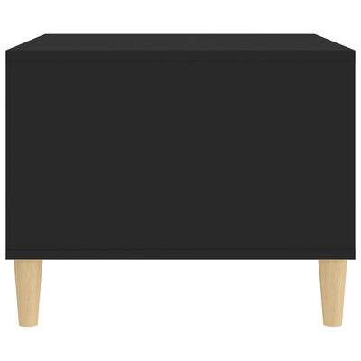 vidaXL Stolik kawowy, czarny, 60x50x40 cm, materiał drewnopochodny