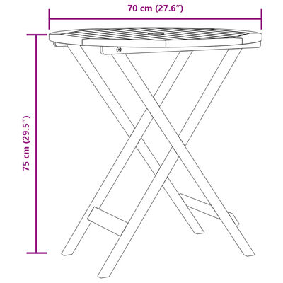 vidaXL 3-cz. zestaw mebli bistro, tkanina taupe i drewno