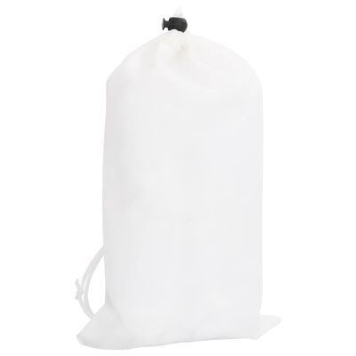 vidaXL Siatka maskująca z torbą do przechowywania, 600x414 cm, biała