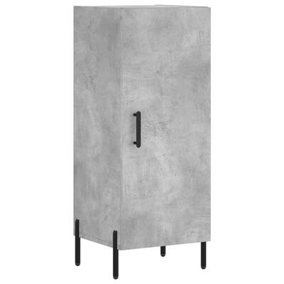 vidaXL Wysoka szafka, szarość betonu, 34,5x34x180 cm