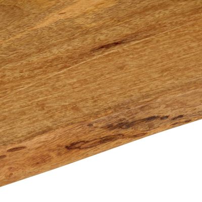 vidaXL Blat stołu, 140x60x3,8 cm, naturalna krawędź, lite drewno mango