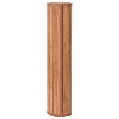 vidaXL Dywan prostokątny, naturalny, 80x1000 cm, bambusowy