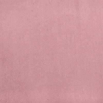 vidaXL Sofa rozsuwana, różowa, 100x200 cm, aksamit